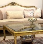 Modern Carved Sofa Set - Image 3