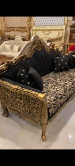 Carved Royal Sofa Set - Image 4