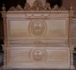 Elegant Nawaz Hand-Carved Wooden Bed - Image 2